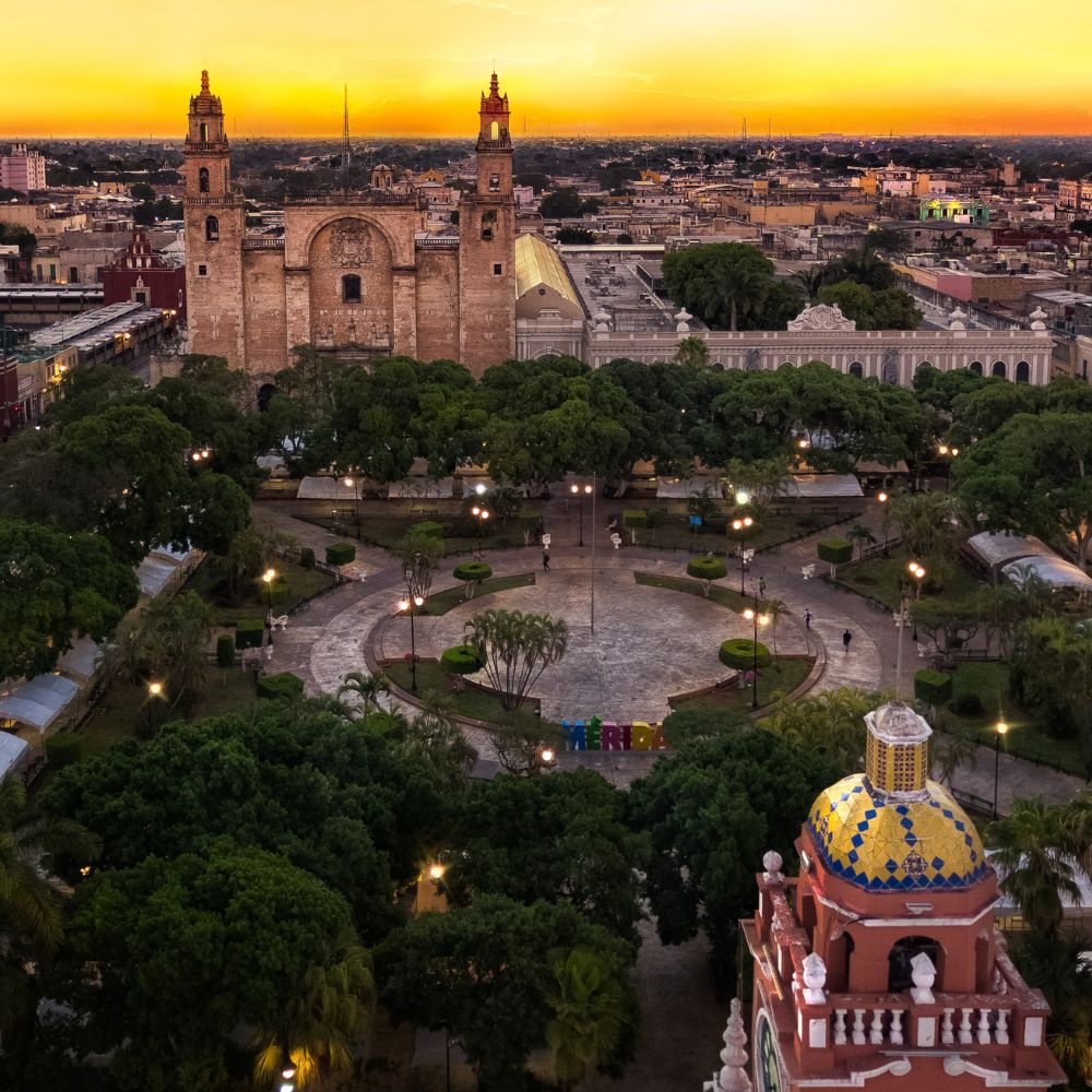 Beautiful Merida at Sunset